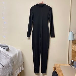 Black long sleeve bodysuit